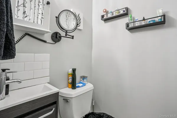 a room with storage and utility