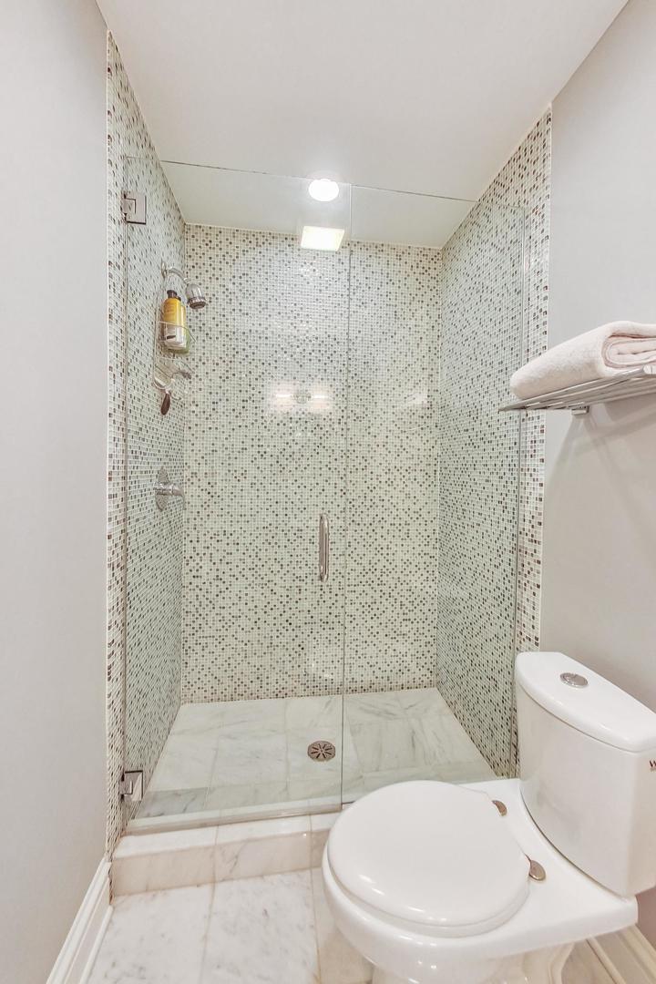 50 MacArthur Loop Highland Park, IL 60035 - Photo 28 of 44 a bathroom with a toilet and a shower