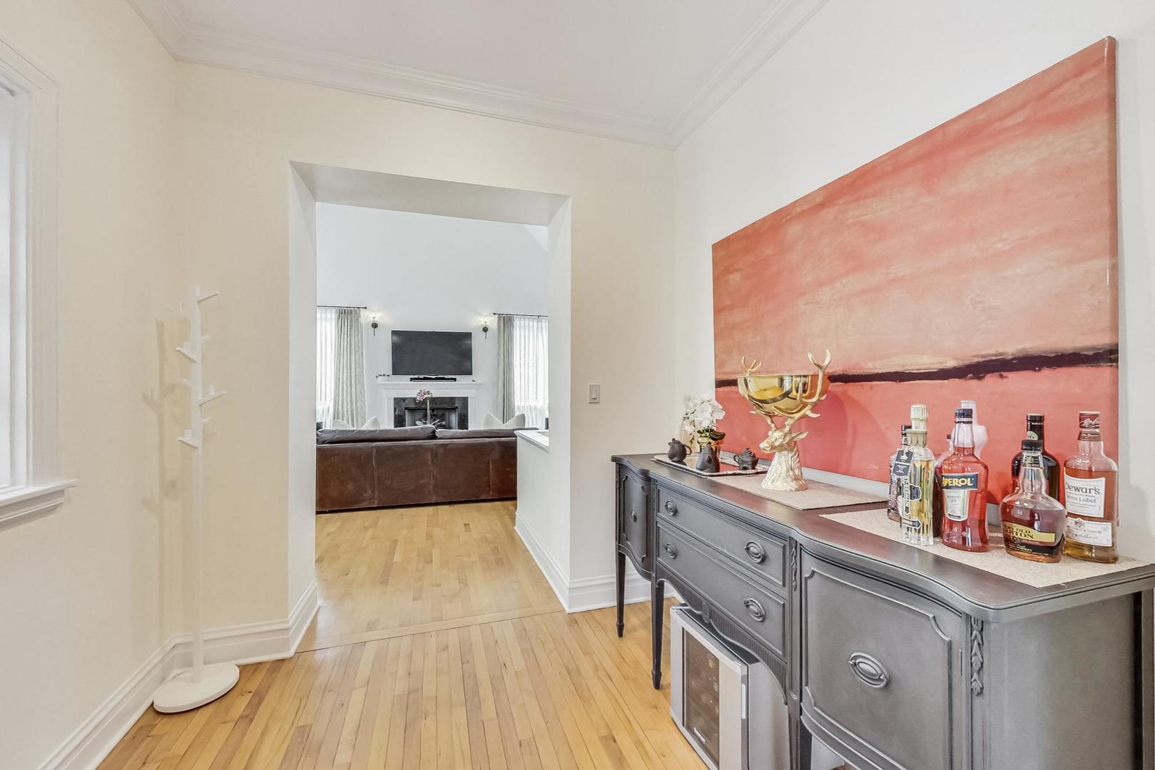 50 MacArthur Loop Highland Park, IL 60035 - Photo 6 of 44 a kitchen with stainless steel appliances a sink and cabinets