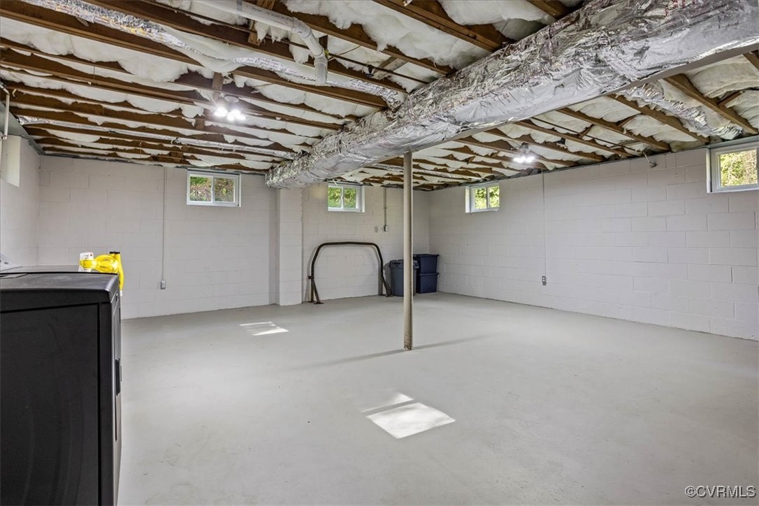 6314 Heritage Road Prince George, VA 23875 - Photo 24 of 26 Basement featuring washer / dryer