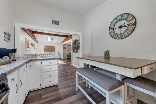 a room with furniture and view