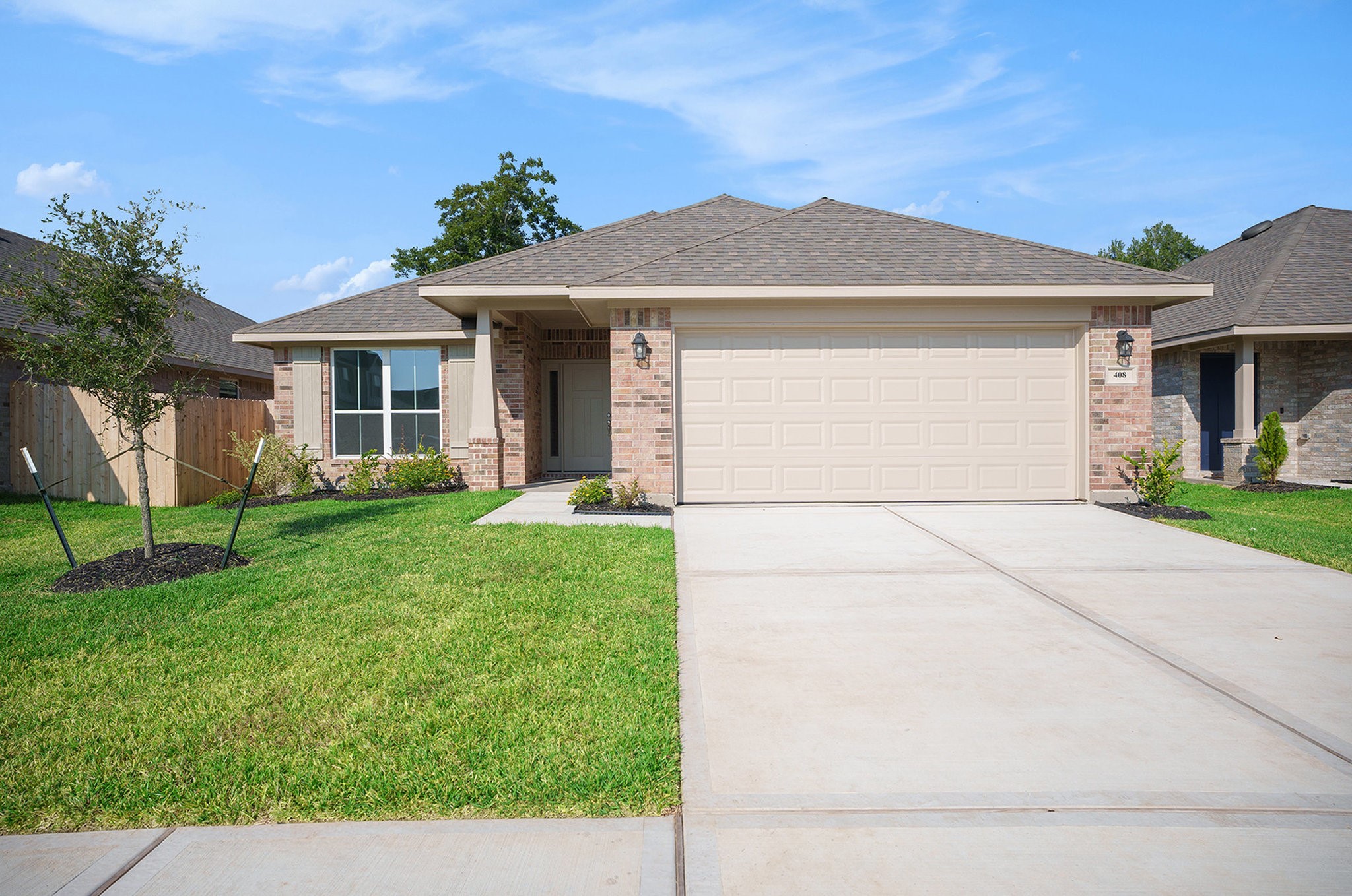408 Bryan Street Angleton, TX 77515 - Photo 1 of 17 a view of a house with a yard