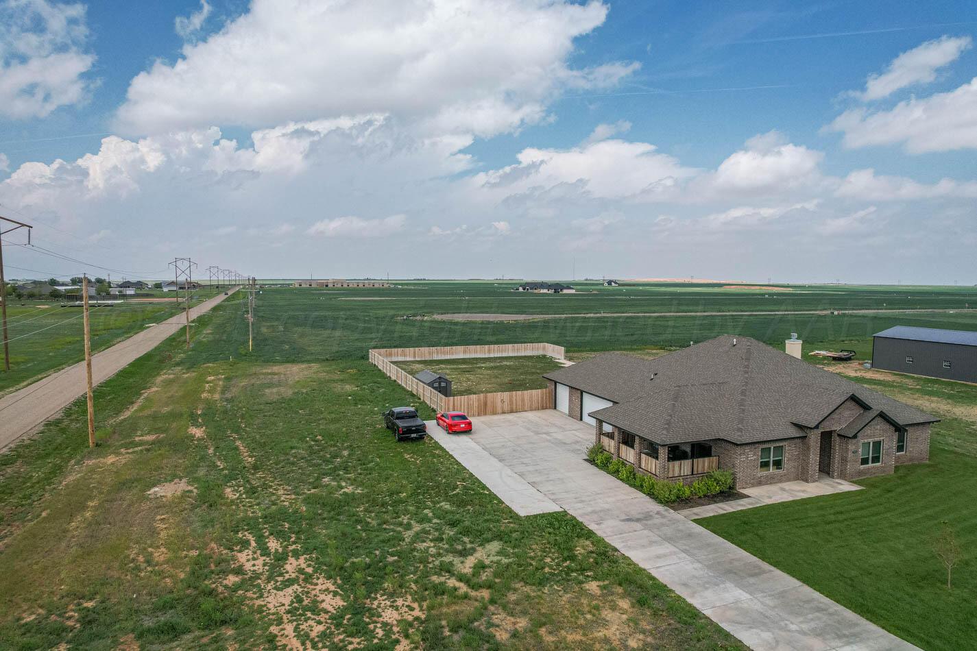 2 Eden Park Amarillo, TX 79124 - Photo 2 of 4 an aerial view of a house with yard basket ball court and outdoor seating