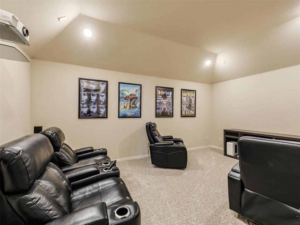 1216 Tree Shadow Lane Anna, TX 75409 - Photo 23 of 37 a projector room with furniture