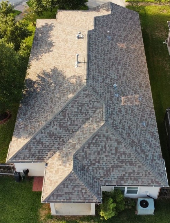 3302 Legends Landing Drive Spring, TX 77386 - Photo 48 of 48 a aerial view of a yard
