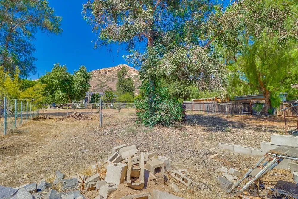 12718 Willow Road Lakeside, CA 92040 - Photo 44 of 46 a view of a yard with wooden fence