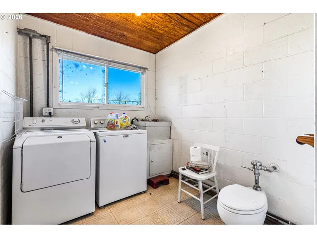 a view of a room with storage