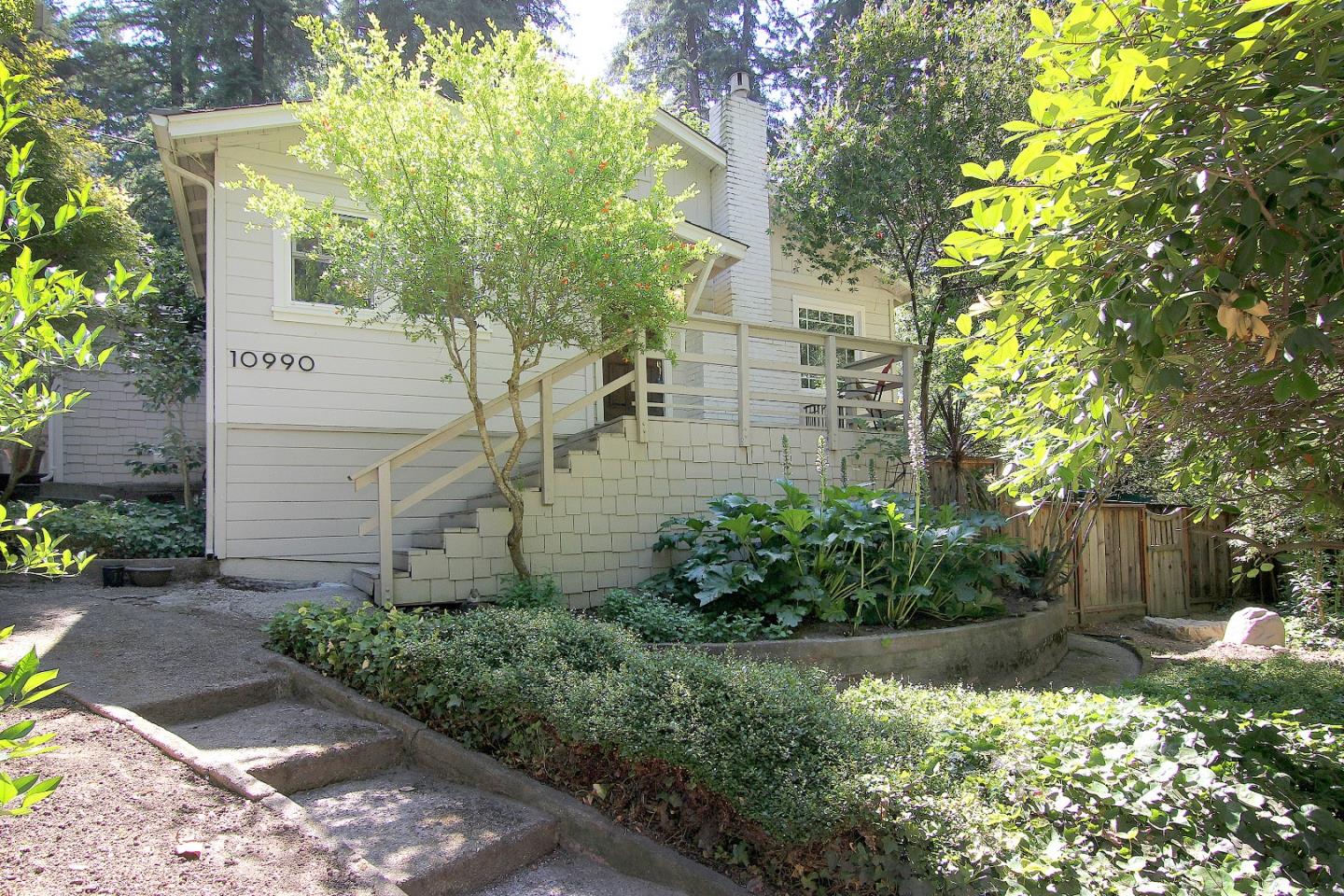 10990 Riverside Road Brookdale, CA 95005 - Photo 17 of 29 a view of a garden with pathway