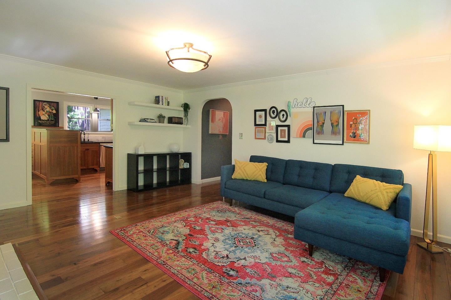 10990 Riverside Road Brookdale, CA 95005 - Photo 4 of 29 a living room with furniture and wooden floor