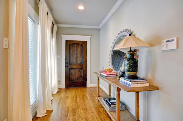 a view of a living room and dining room