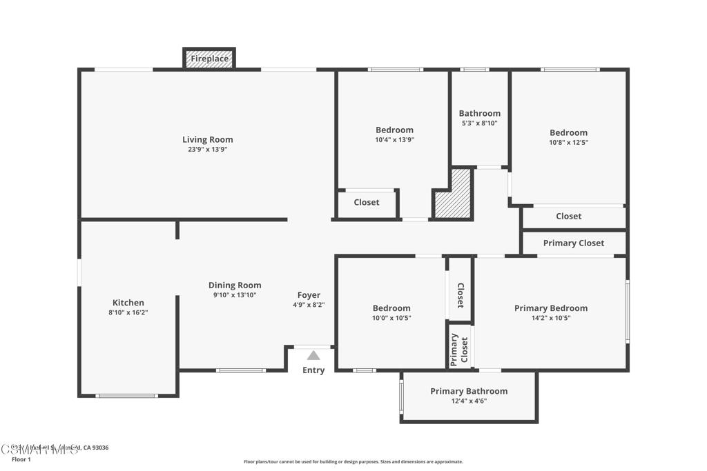 1231 Bluebell Street Oxnard, CA 93036 - Photo 40 of 44 a picture of a floor plan