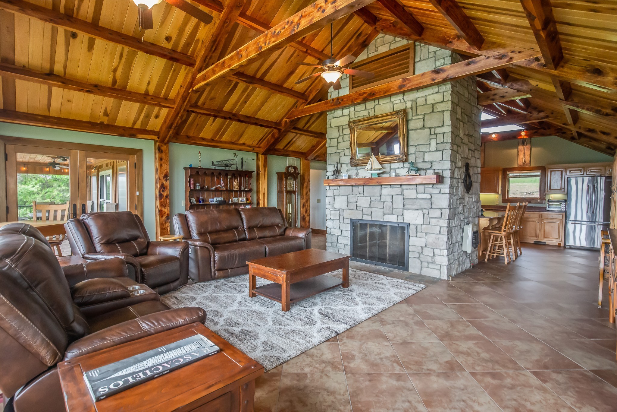 521 Coop Road Bell Buckle, TN 37020 - Photo 32 of 63 a living room with furniture and a fireplace
