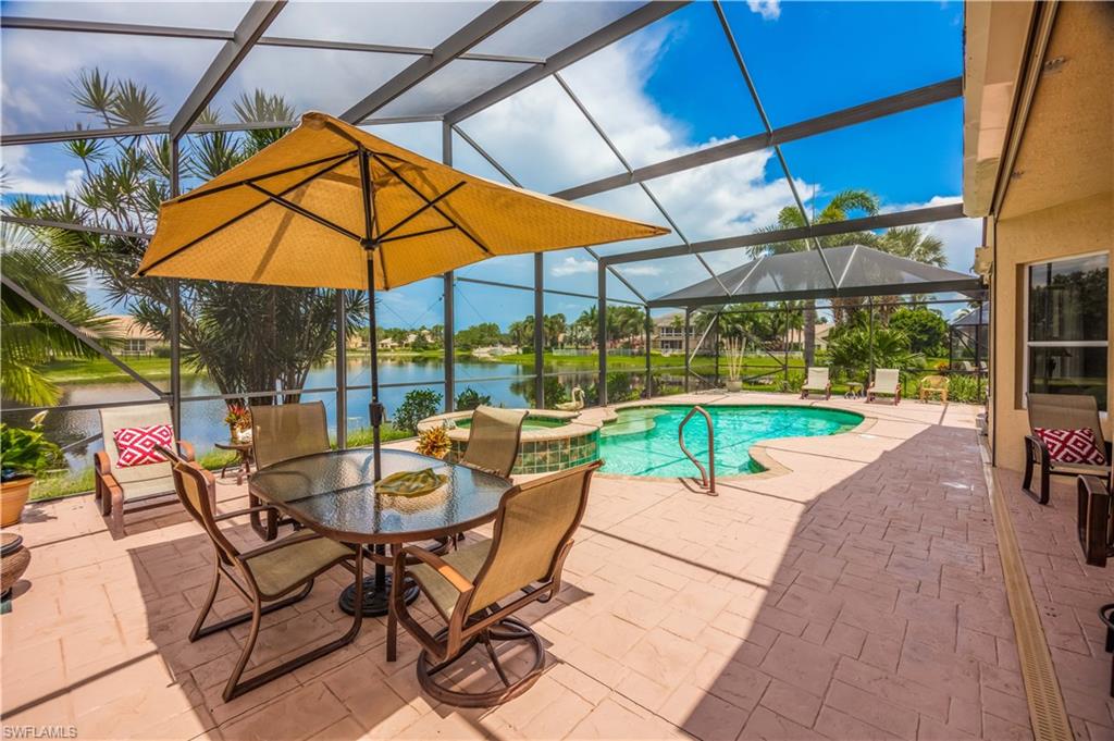 2131 Khasia Point Naples, FL 34119 - Photo 15 of 25 Large Lanai with Plenty of Room to Entertain