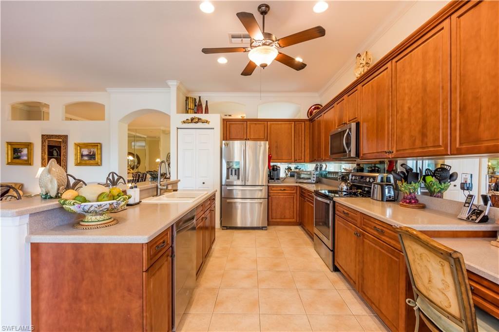 2131 Khasia Point Naples, FL 34119 - Photo 6 of 25 Upgraded Spacious Kitchen with Open Concept Feel