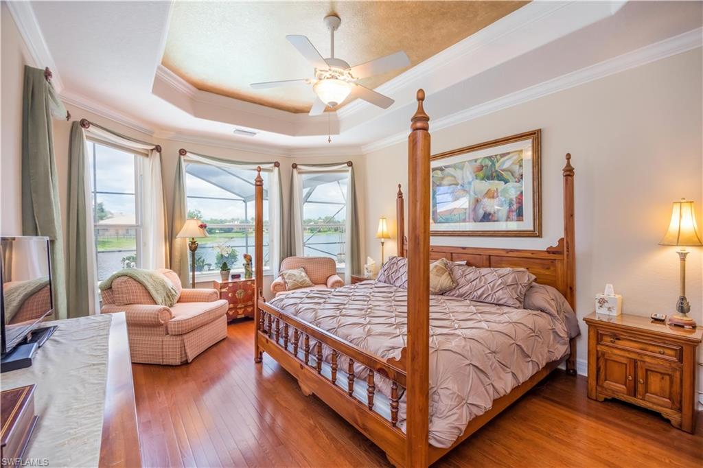 2131 Khasia Point Naples, FL 34119 - Photo 9 of 25 Large Master Bedroom with Lanai Access
