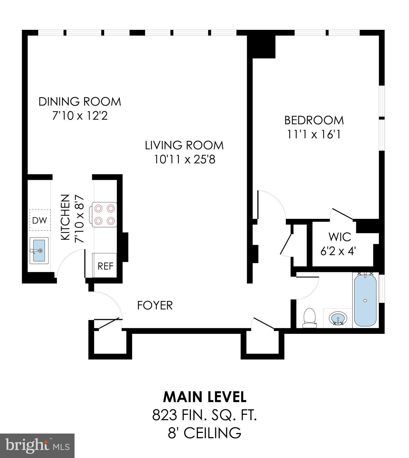 3900 Tunlaw Road Northwest, Unit 205 Washington, DC 20007 - Photo 39 of 39 Floor plan