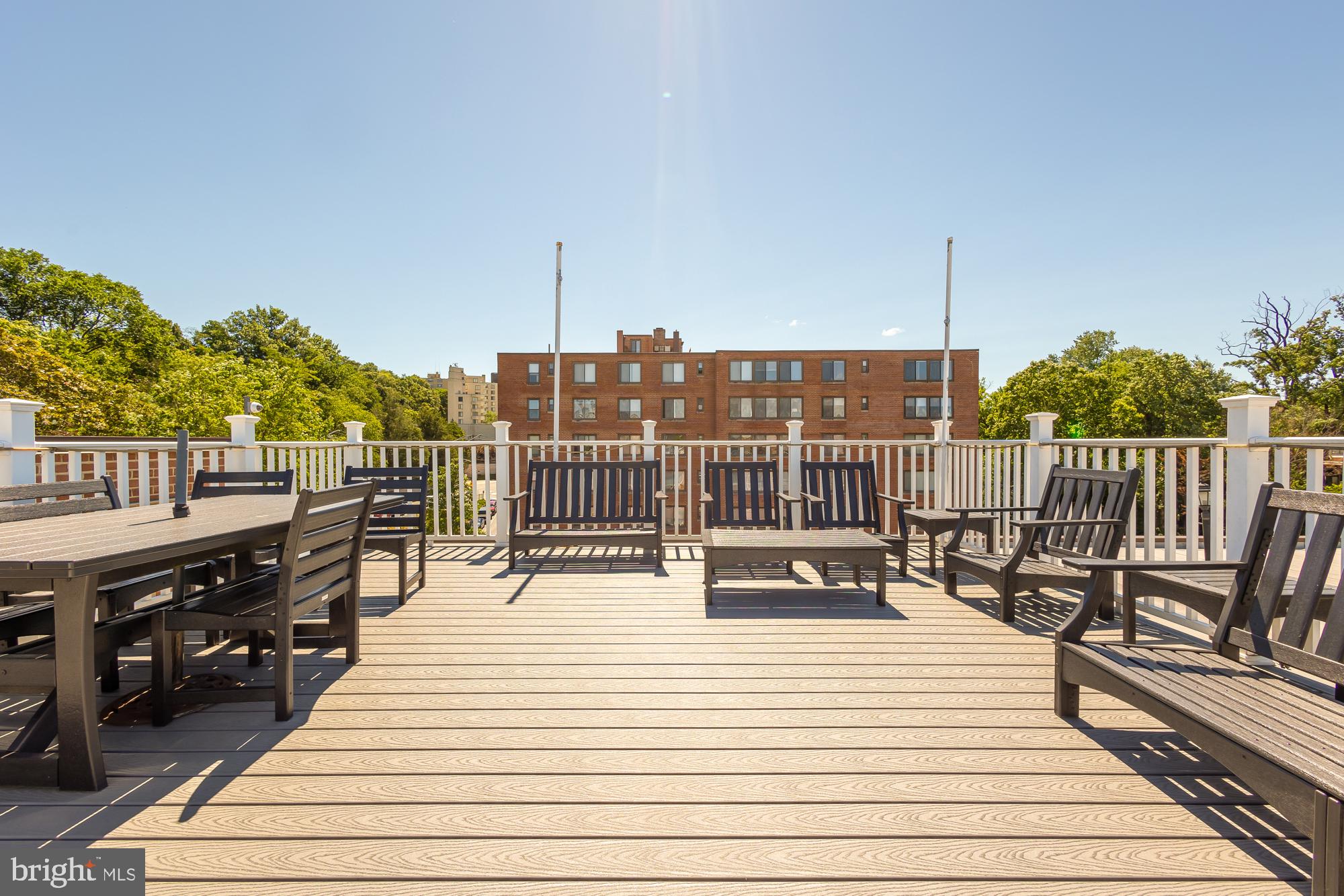 3900 Tunlaw Road Northwest, Unit 205 Washington, DC 20007 - Photo 30 of 39 Community roof deck