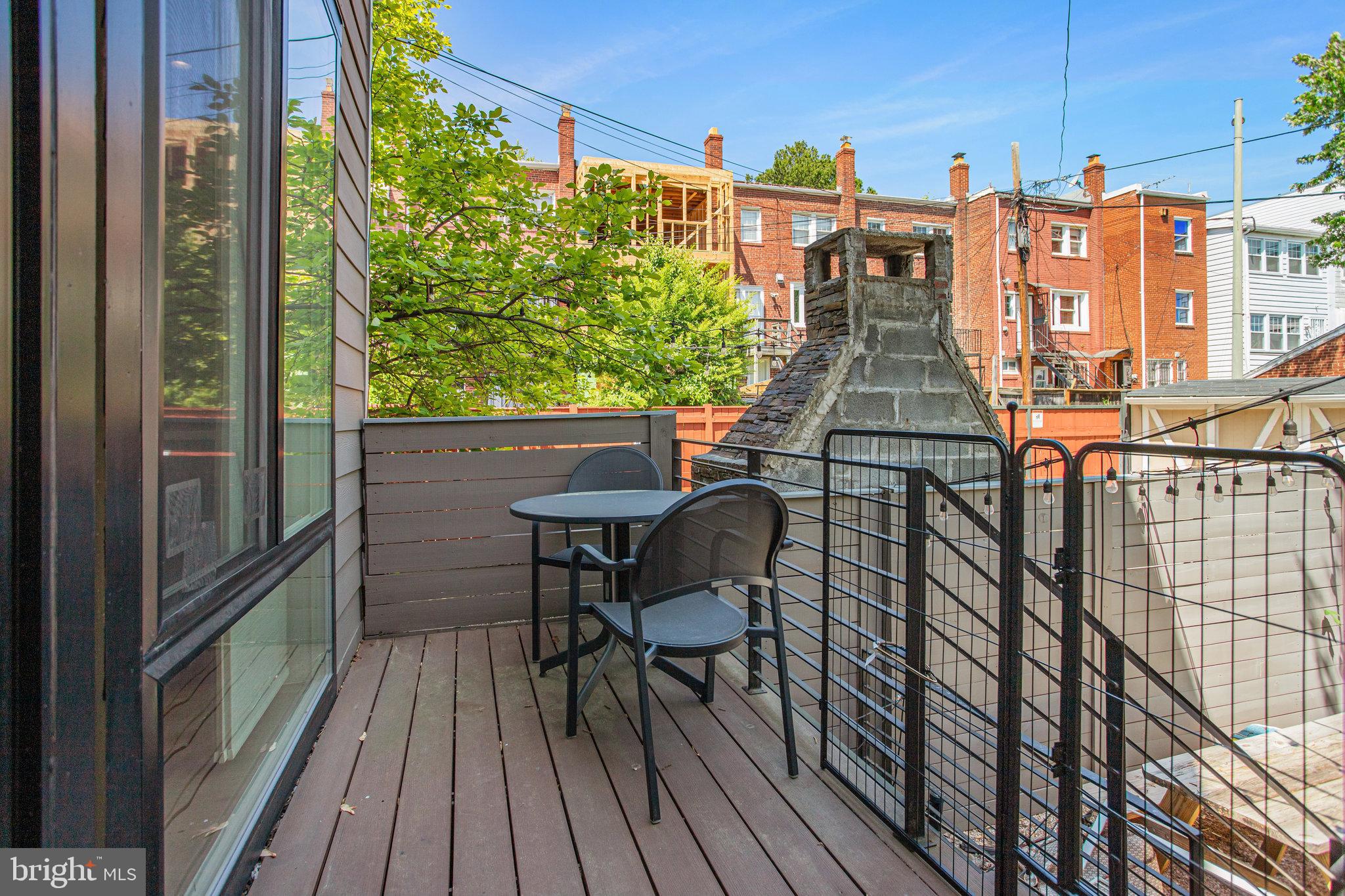308 U Street Northeast, Unit 1 Washington, DC 20002 - Photo 13 of 25 a view of balcony deck and patio