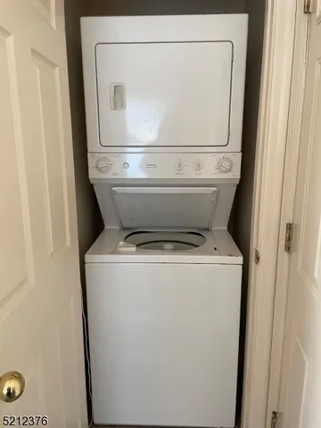 a close up view of washer and dryer