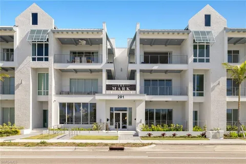 a view of a white building