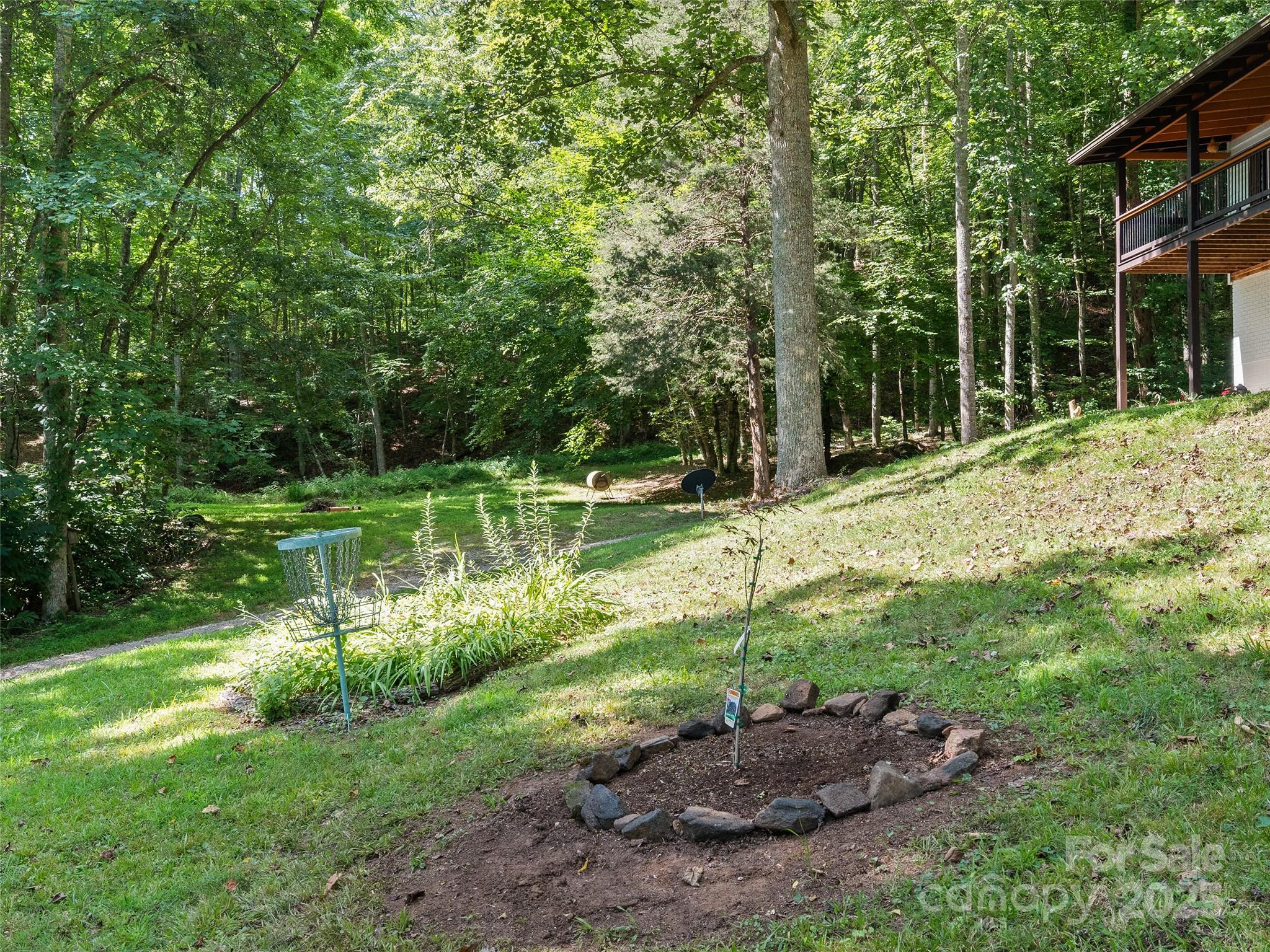 290 Turkey Pen Road Franklin, NC 28734 - Photo 33 of 37 a backyard of a house with lots of green space