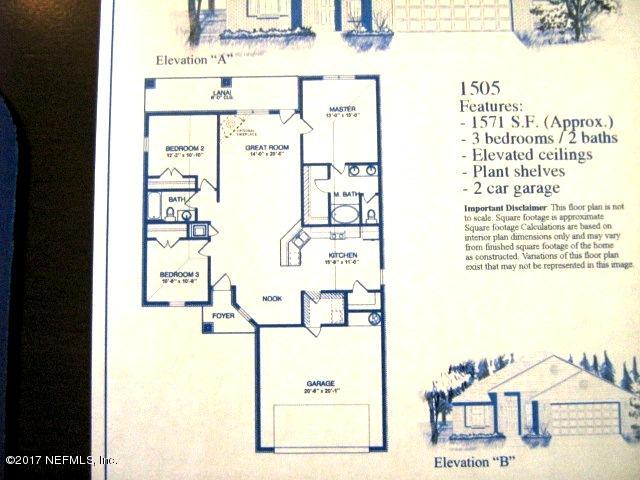 78061 Saddle Rock Road Yulee, FL 32097 - Photo 7 of 7 1505 floor plan