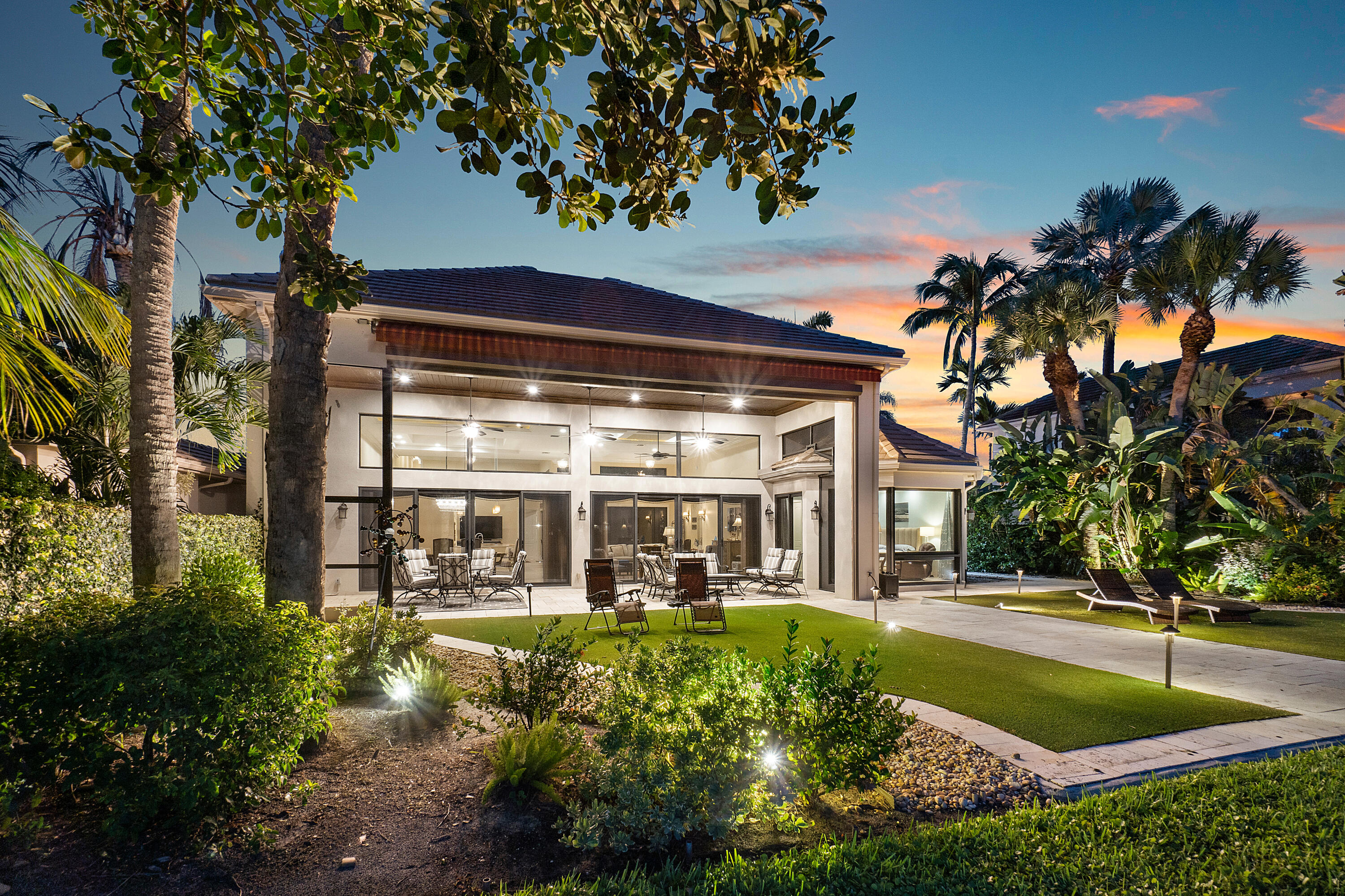 6191 Northwest 24th Terrace Boca Raton, FL 33496 - Photo 45 of 63 Back Patio Night 2
