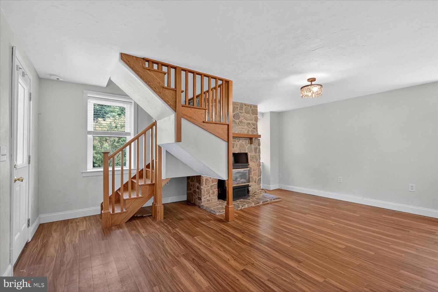 5605 Waltersdorff Road Spring Grove, PA 17362 - Photo 9 of 40 a view of entryway with wooden floor and stairs
