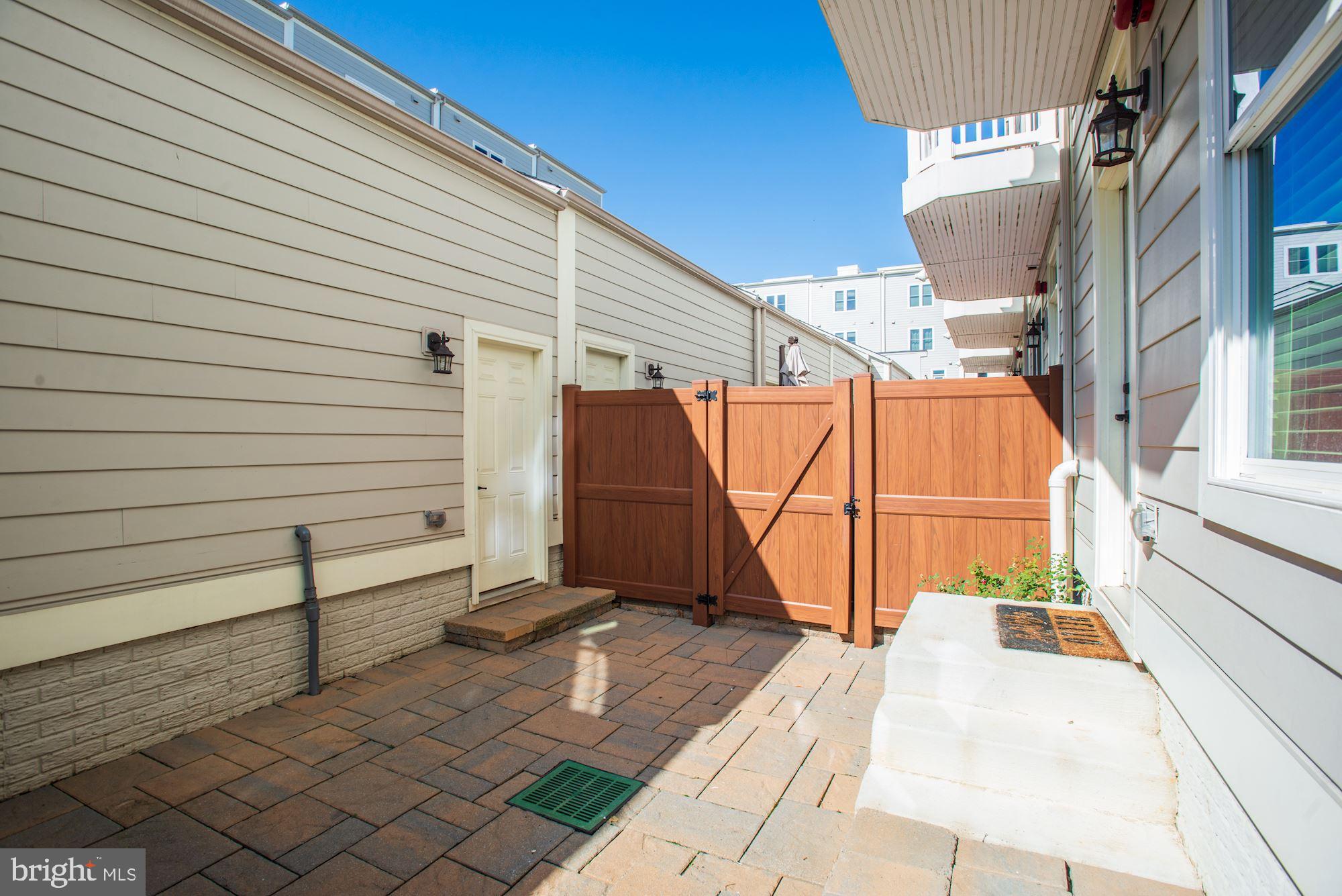 1140 South Glebe Road Arlington, VA 22204 - Photo 13 of 61 Private Patio with Entrance to Private Garage