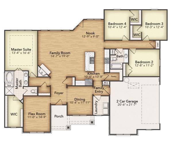 185 Chester Road Springtown, TX 76082 - Photo 40 of 40 Floor plan