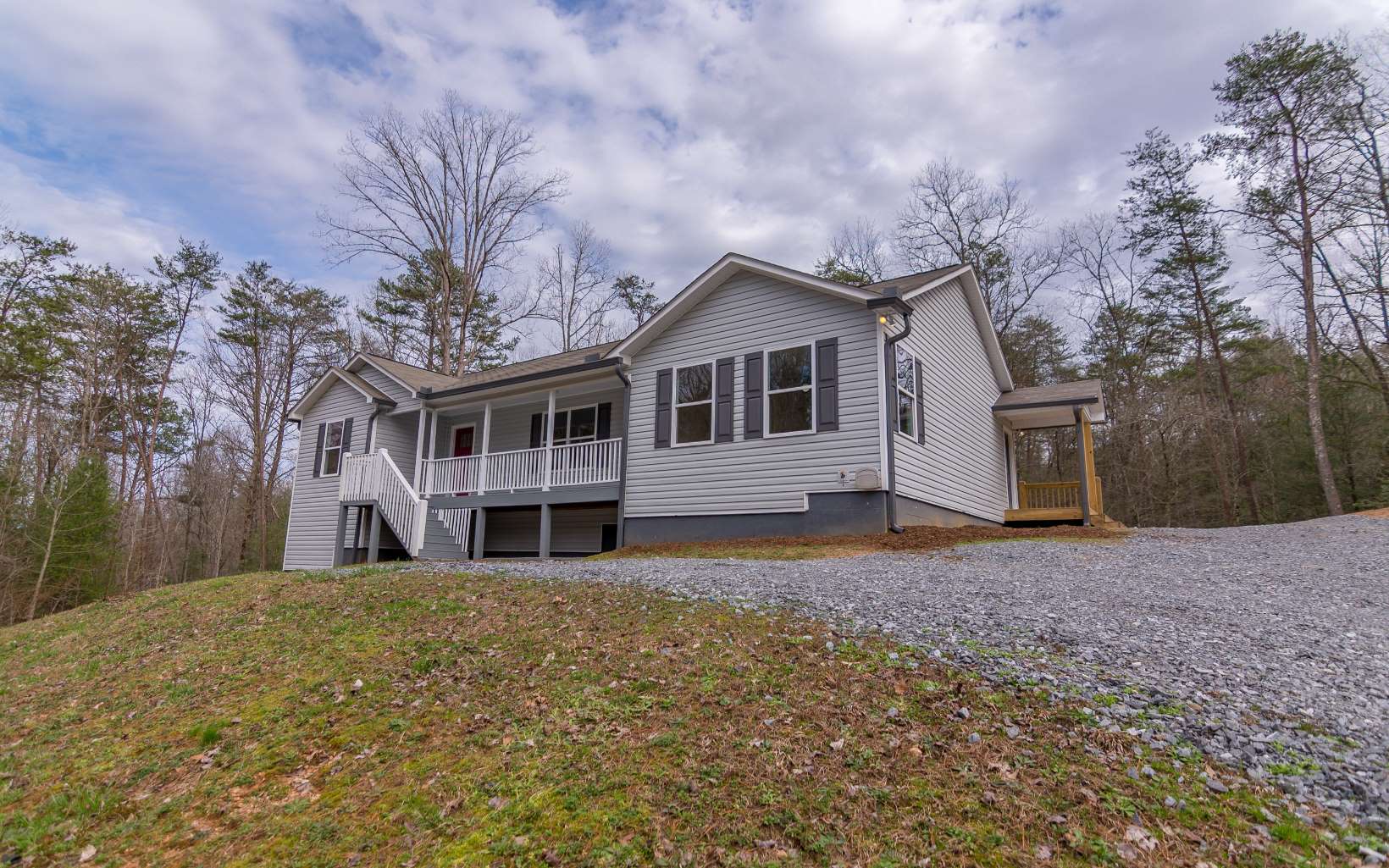 609 Goose Island Road Cherry Log, GA 30522 - Photo 1 of 1 a front view of a house with a yard