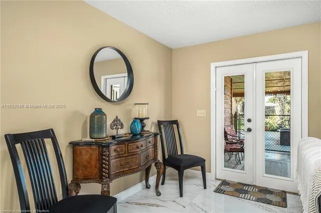 a room with furniture and a window