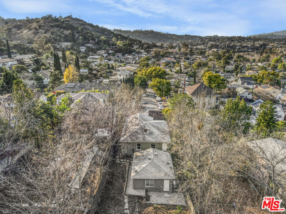 5442 Ebey Avenue Los Angeles, CA 90042 - Photo 36 of 40 an aerial view of residential house with outdoor space