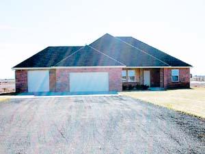 a house with a outdoor space
