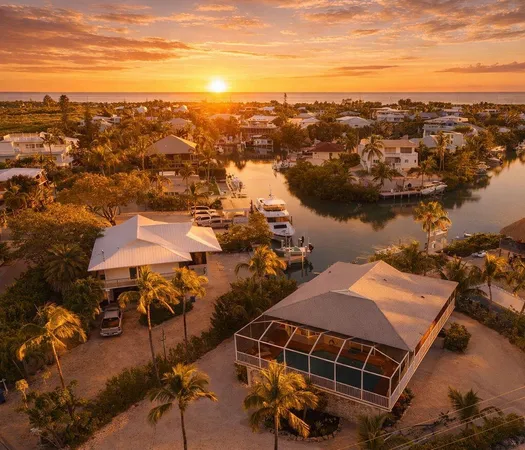 a view of a city with ocean view