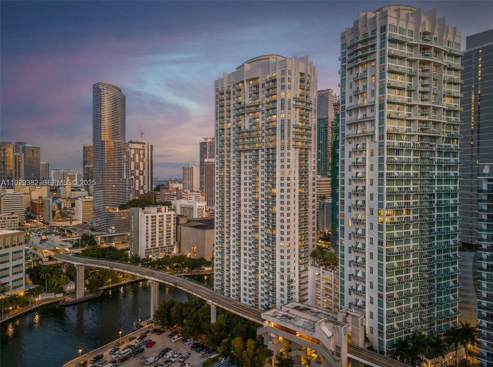 31 Southeast 5th Street, Unit 4314 Miami, FL 33131 - Photo 28 of 40 a city view with tall buildings