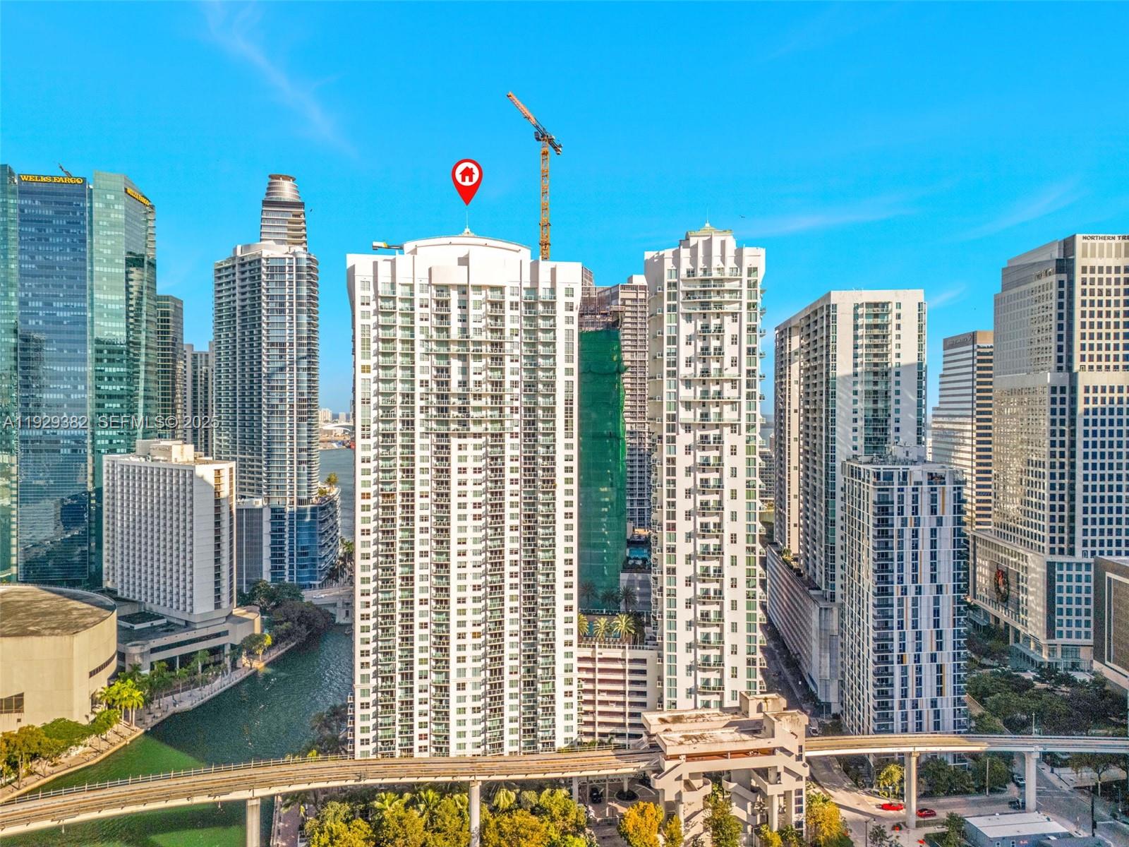 31 Southeast 5th Street, Unit 4314 Miami, FL 33131 - Photo 29 of 40 a view of city with tall buildings