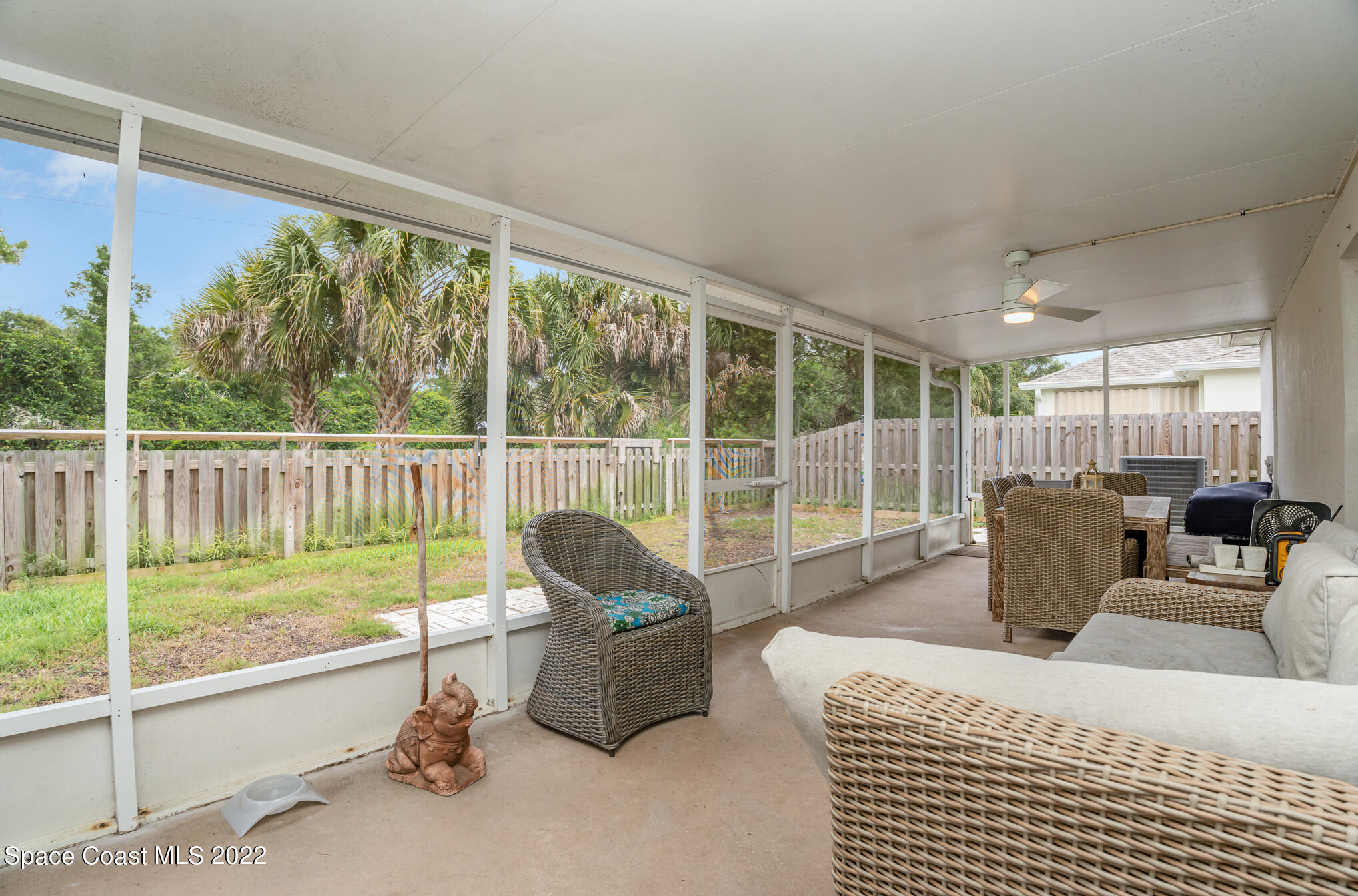 2188 Spring Creek Circle Palm Bay, FL 32905 - Photo 21 of 22 Screened porch