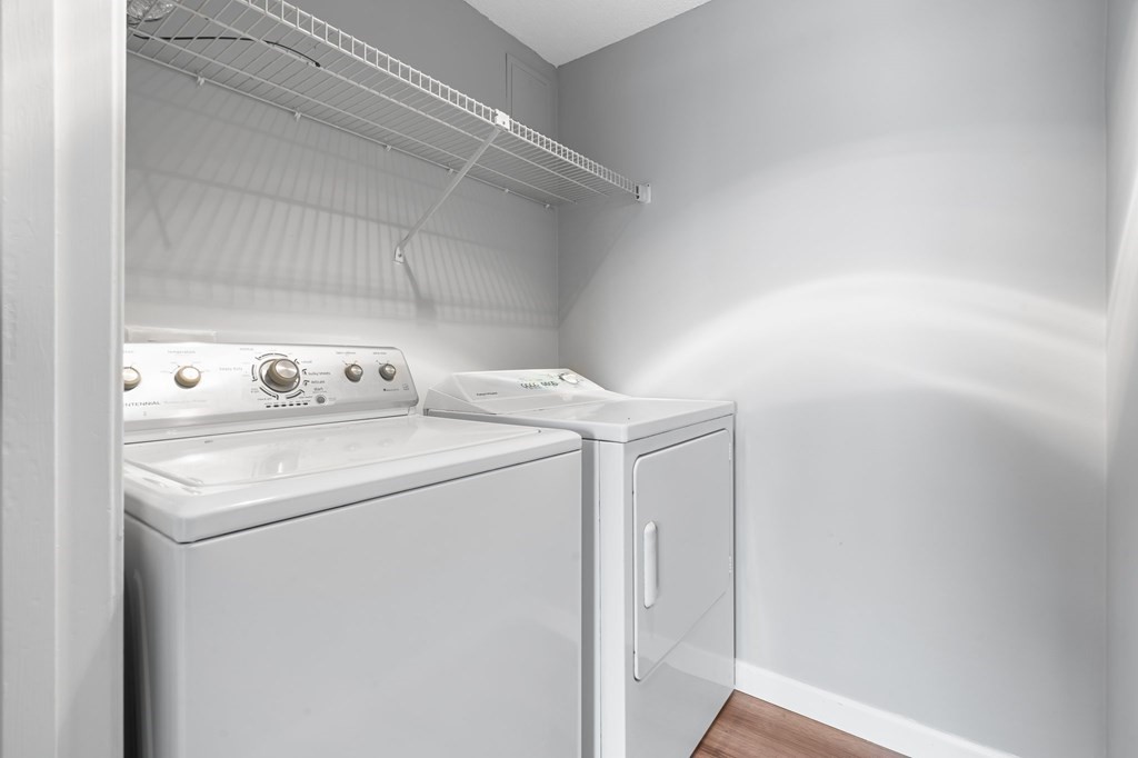 20 Rockland House Road, Unit 402 Hull, MA 02045 - Photo 20 of 40 a utility room with dryer and washer