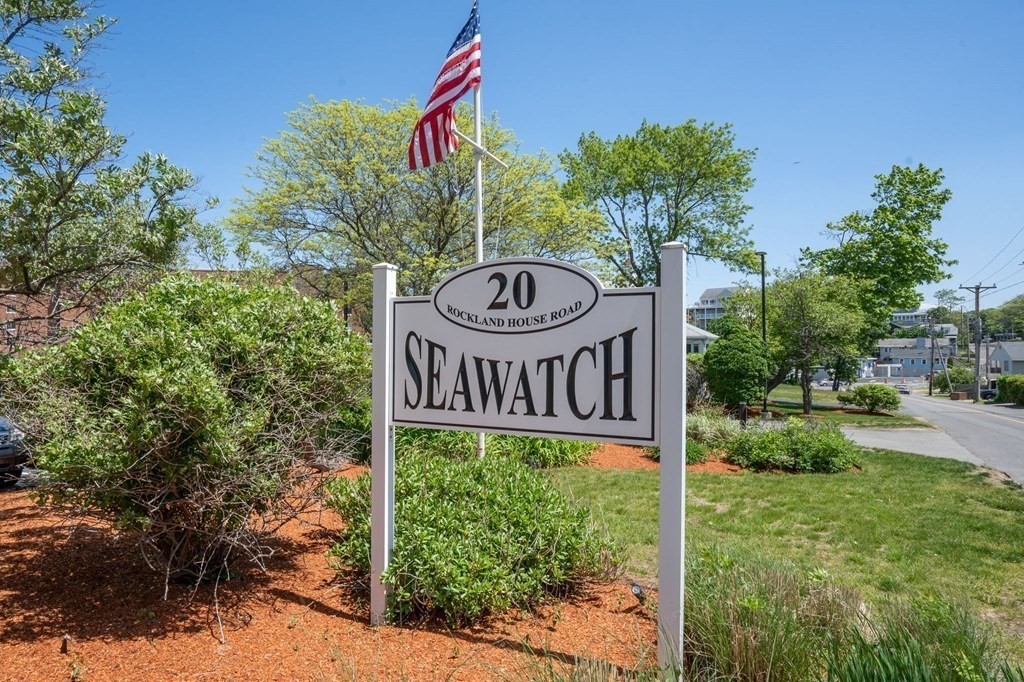 20 Rockland House Road, Unit 402 Hull, MA 02045 - Photo 35 of 40 a sign that is on the side of the tree