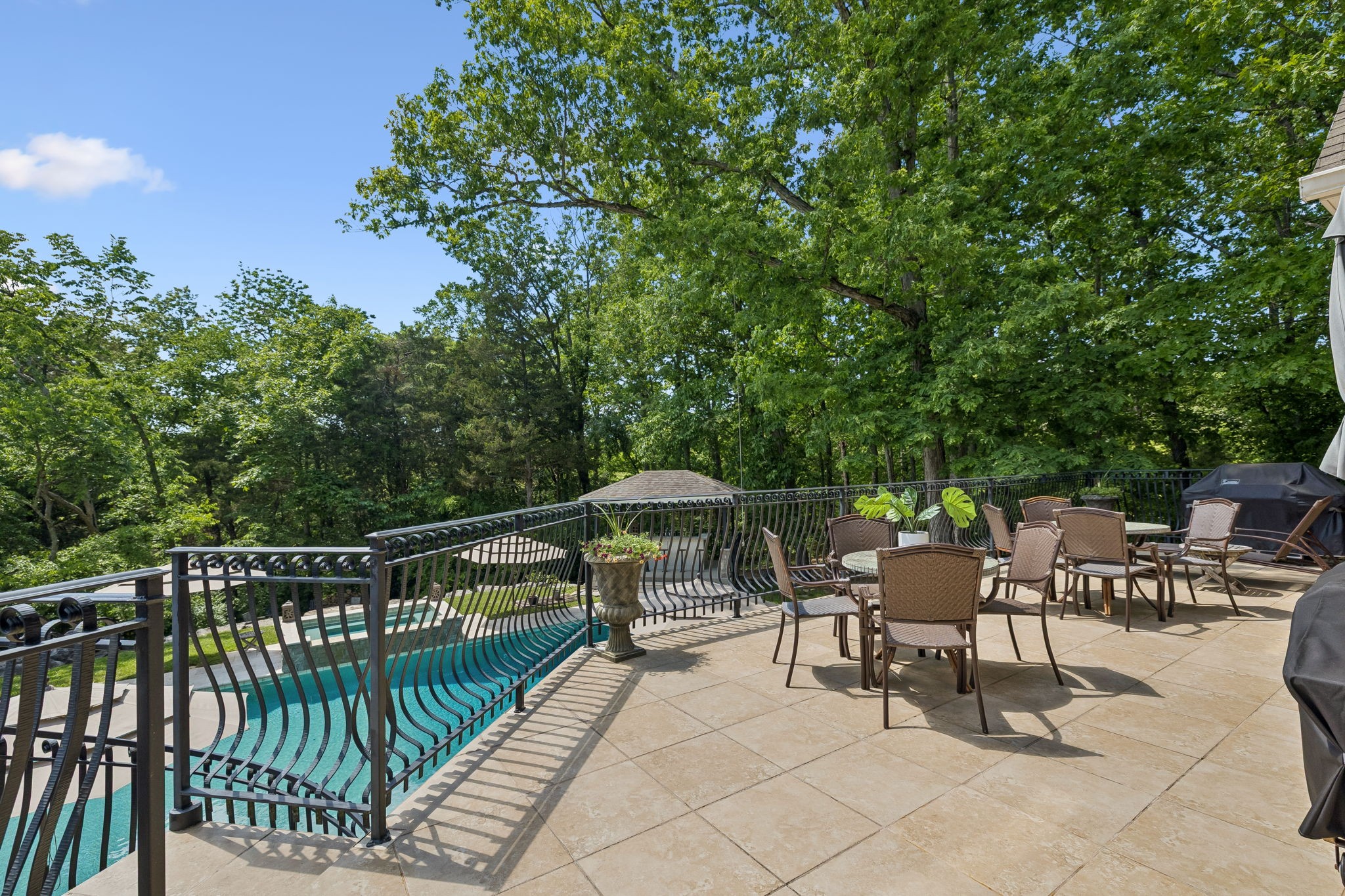 911 Bluff Road Brentwood, TN 37027 - Photo 43 of 61 a view of a chairs and table in the balcony