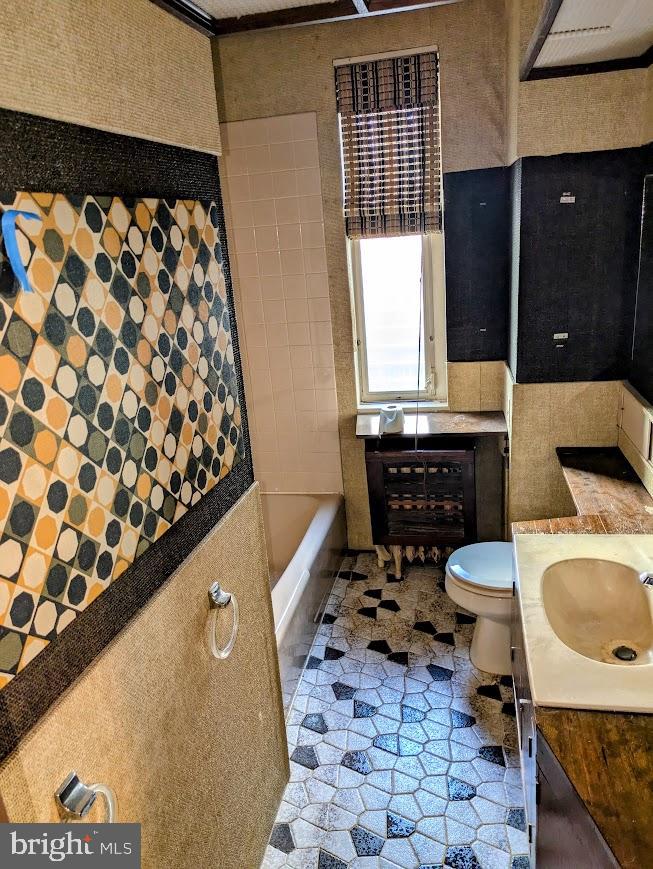 817 Passmore Street Philadelphia, PA 19111 - Photo 15 of 16 a bathroom with a sink toilet and shower