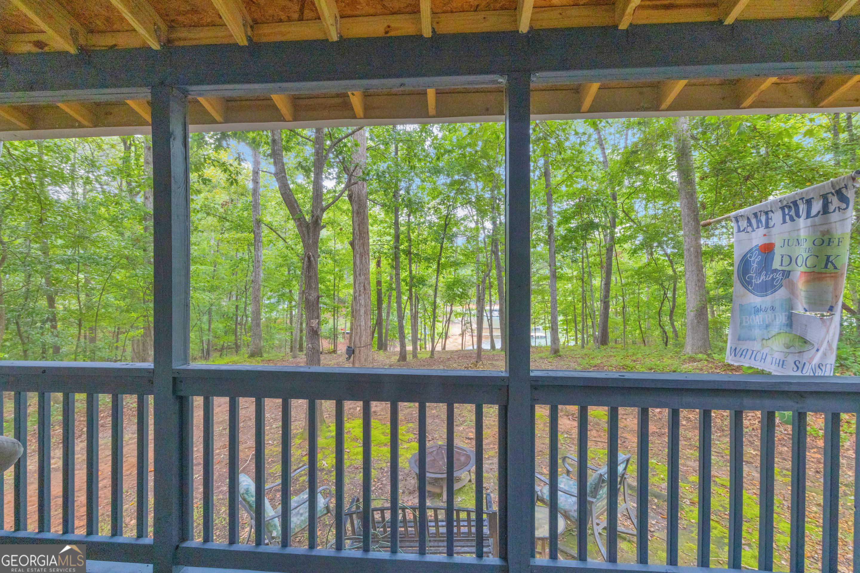 26 Chief Lane Hartwell, GA 30643 - Photo 32 of 65 a view of a yard from a balcony