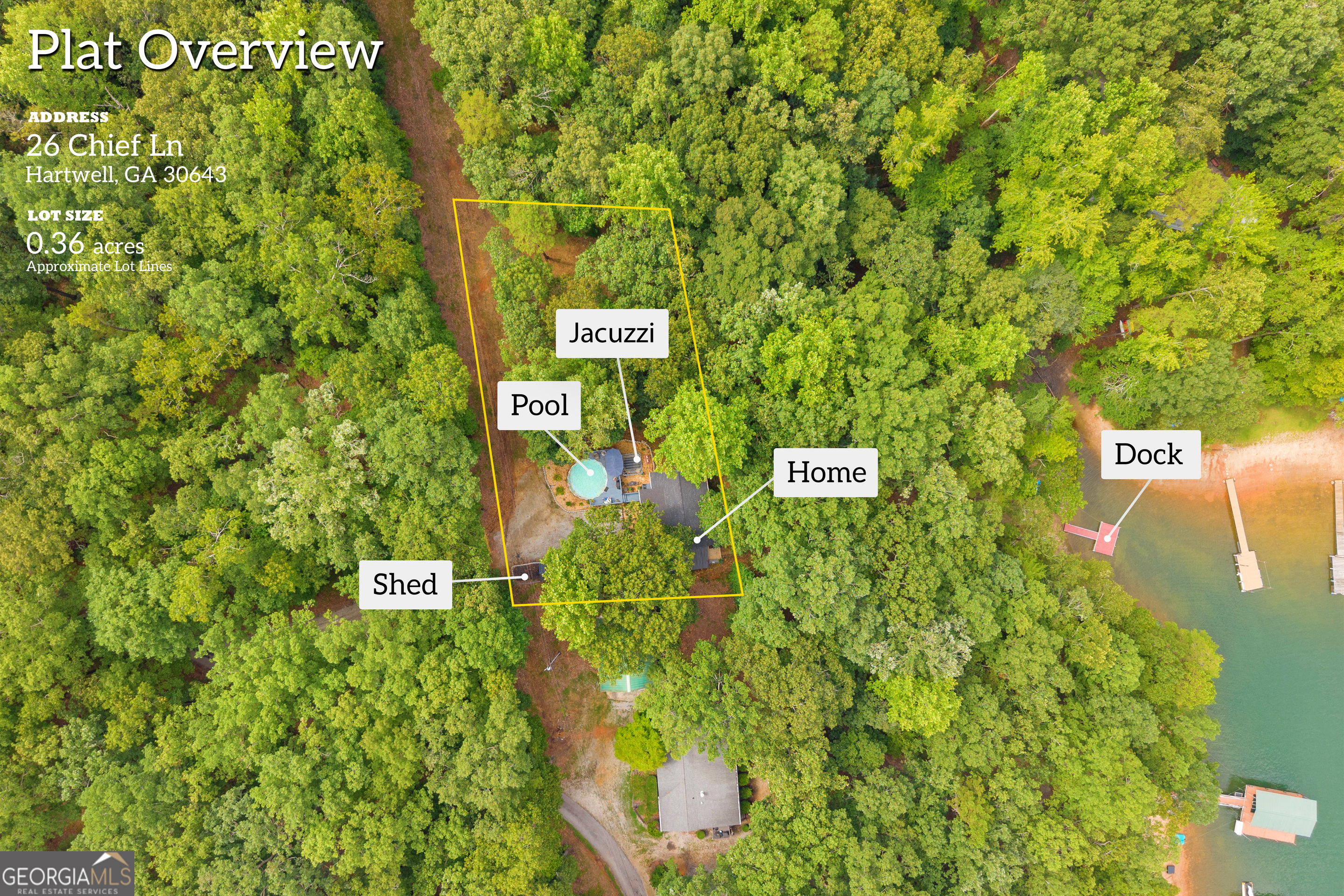 26 Chief Lane Hartwell, GA 30643 - Photo 37 of 65 a sign that is sitting in front of a tree