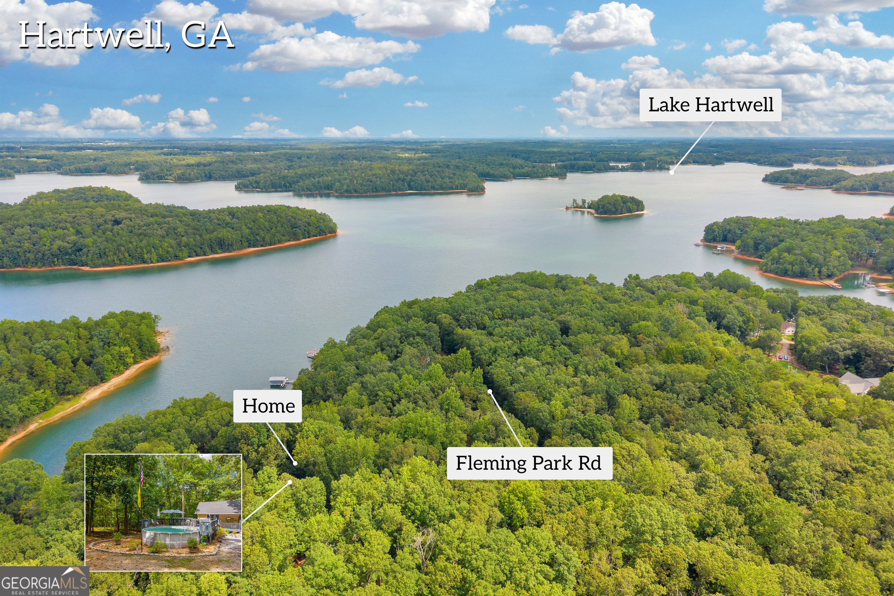 26 Chief Lane Hartwell, GA 30643 - Photo 49 of 65 a view of a lake