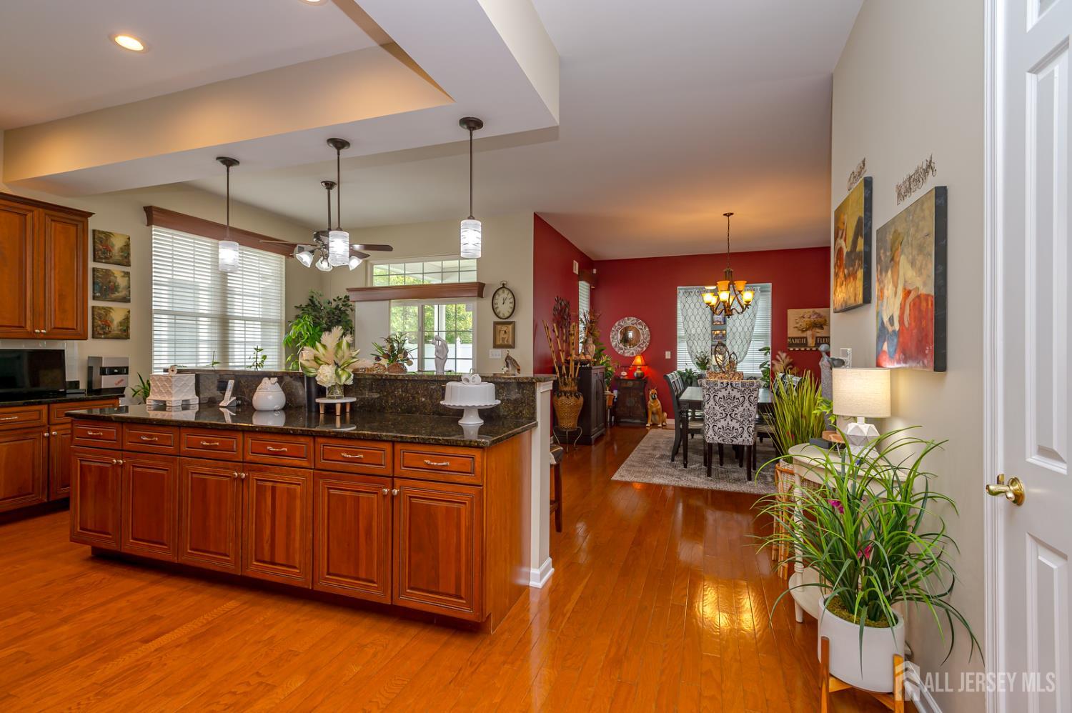 44 Kings Mill Road Monroe Township, NJ 08831 - Photo 14 of 38 a view of a kitchen and dining room