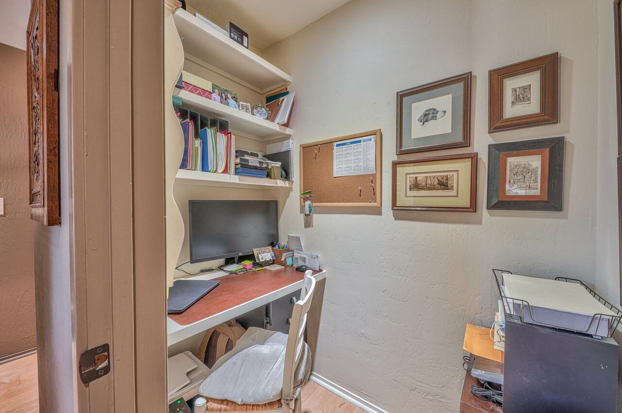 105 Del Mesa Carmel Carmel, CA 93923 - Photo 19 of 35 a view of a workspace with furniture and a workspace