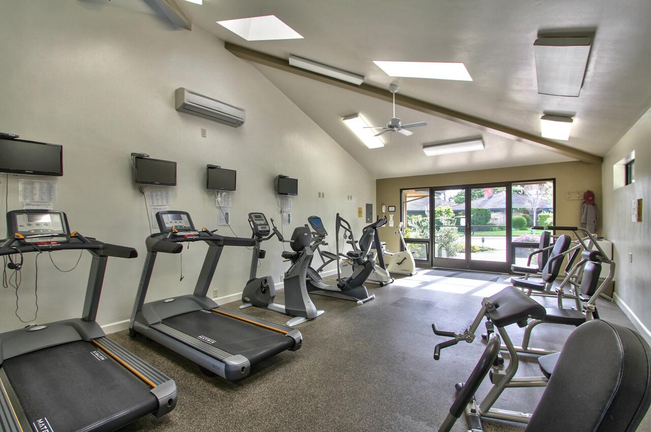 105 Del Mesa Carmel Carmel, CA 93923 - Photo 31 of 35 a view of a room with gym equipment