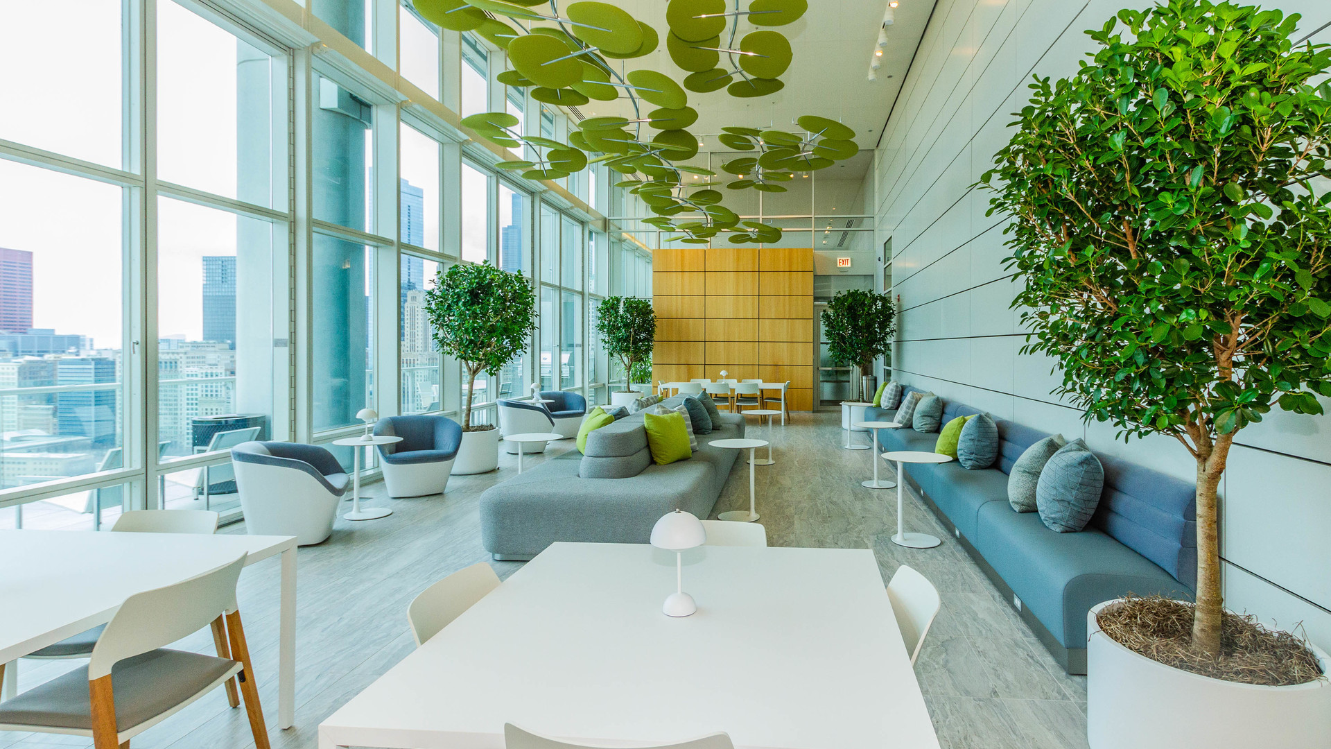 340 East Randolph Street, Unit 1106 Chicago, IL 60601 - Photo 14 of 19 a living room with patio furniture and a potted plant