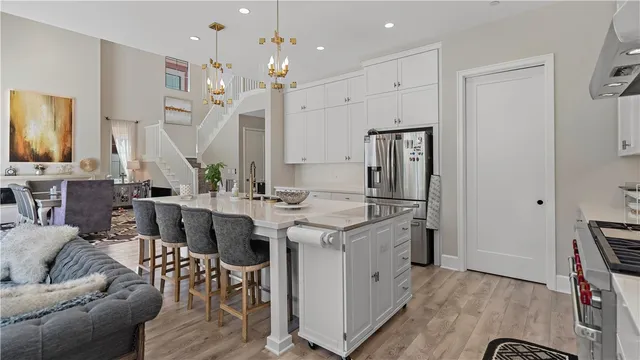 a view of a bathroom with tub